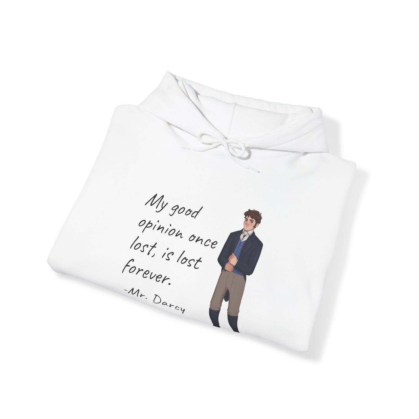Mr. Darcy's Opinion Unisex Heavy Blend™ Hooded Sweatshirt