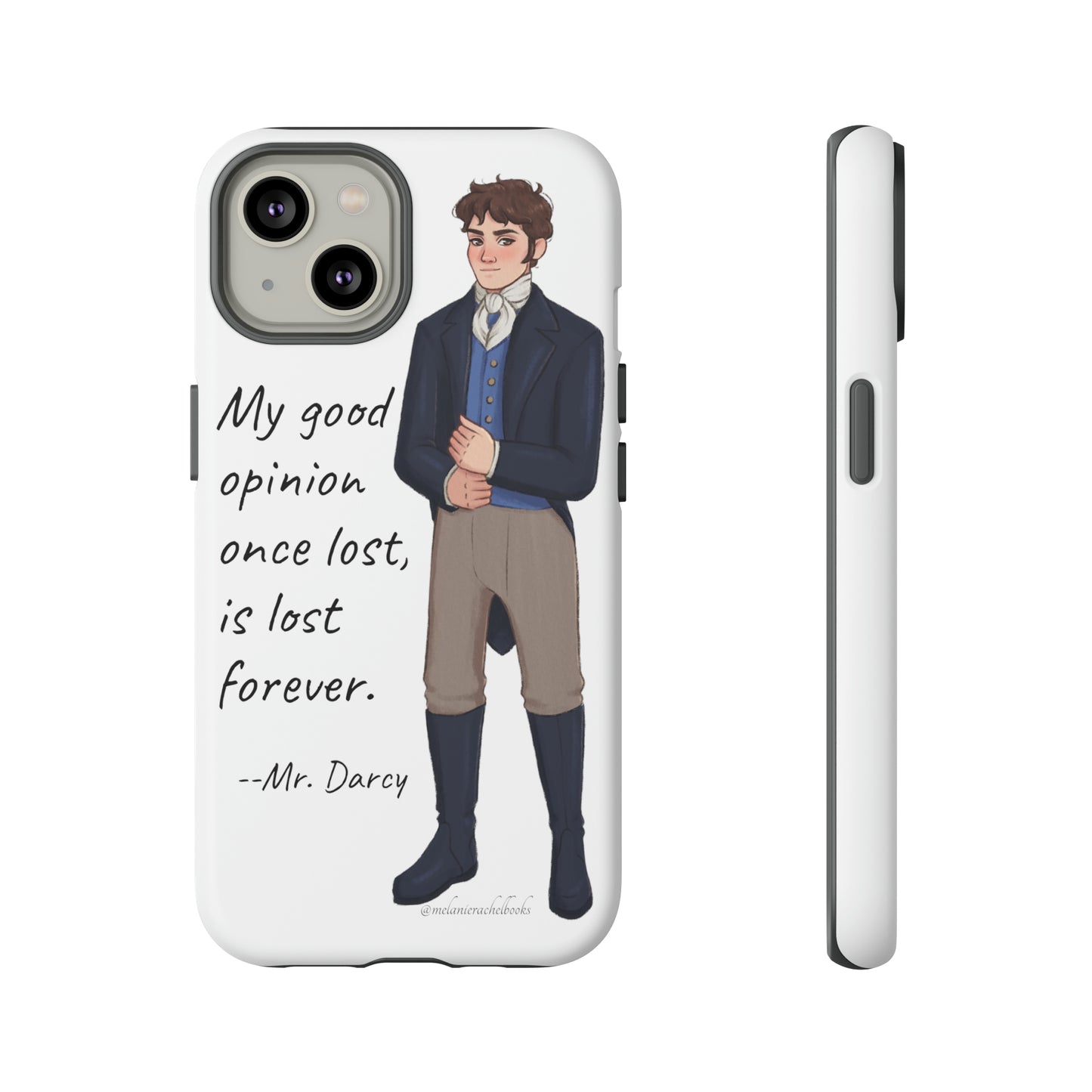 Mr. Darcy's Opinion iPhone 15, 15 Plus, 14, 14 Plus, 13 Tough Cases