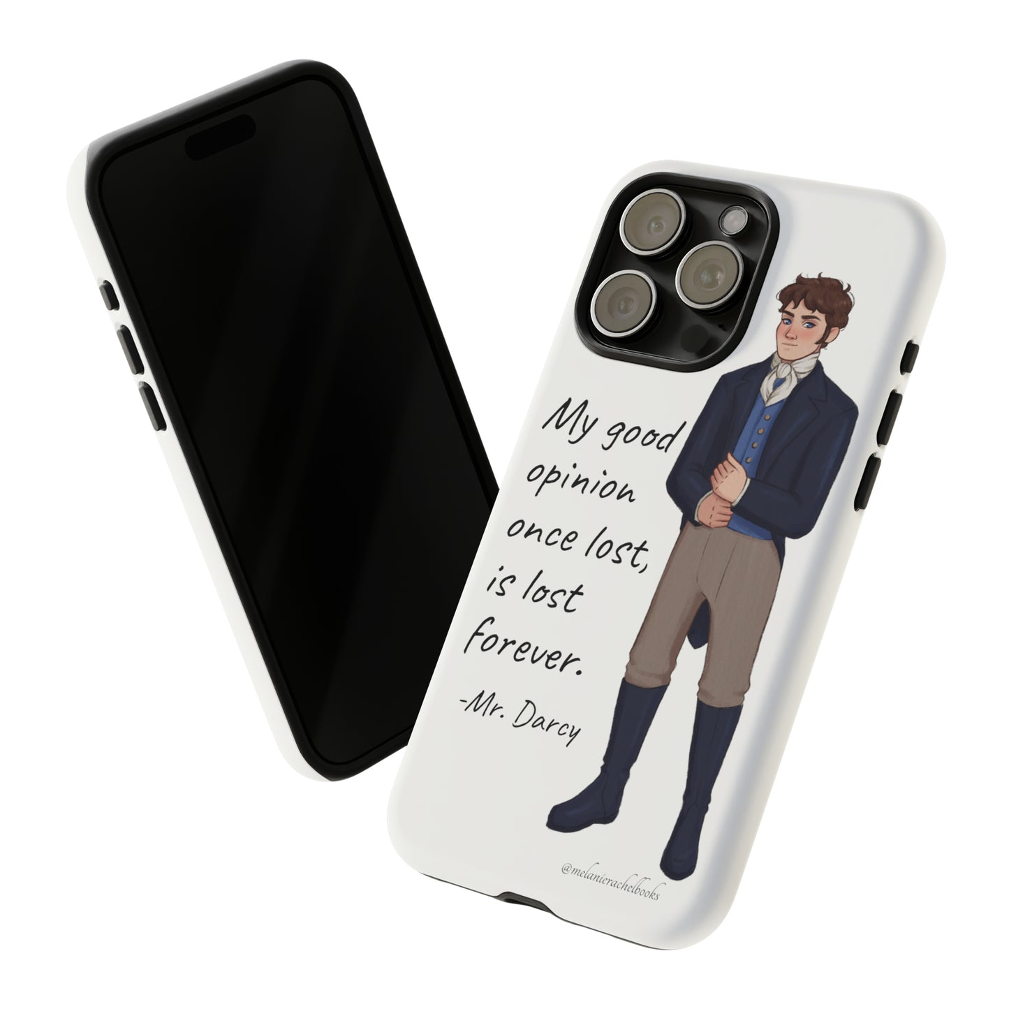 Mr. Darcy's Opinion iPhone, 15 Pro Max and 14 Pro Max Tough Cases