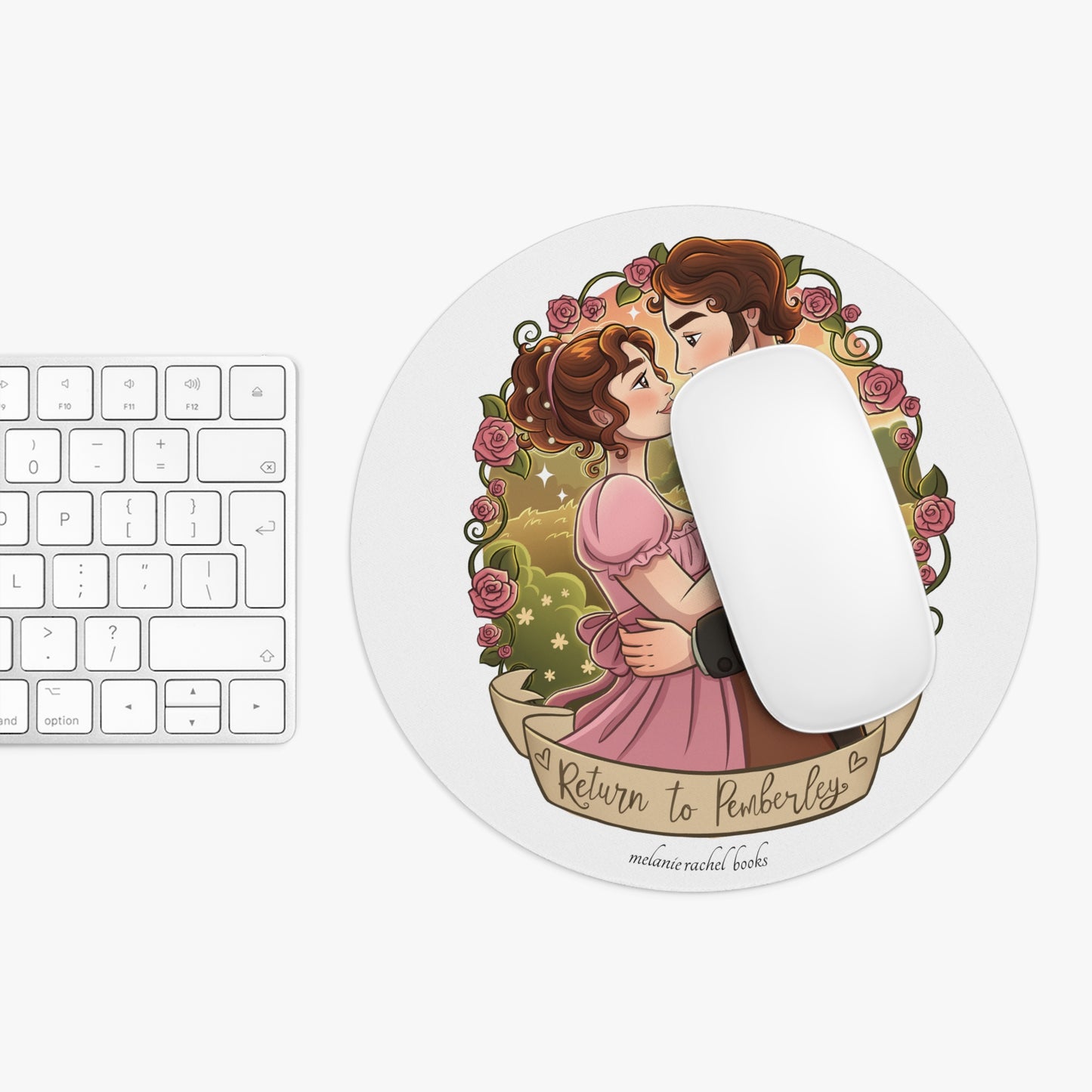 Return to Pemberley - Melanie Rachel Books - White Mouse Pad