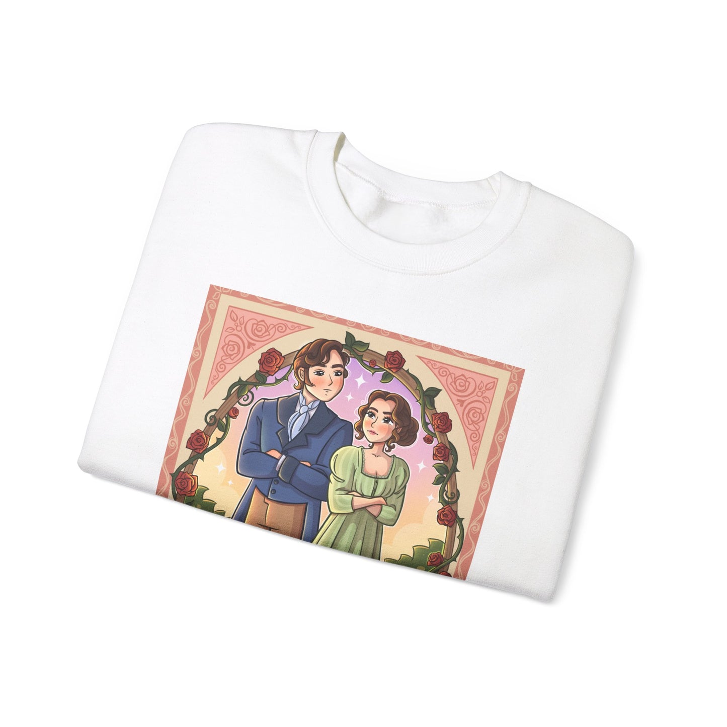 Pride and Prejudice - Unisex Crewneck Sweatshirt - White