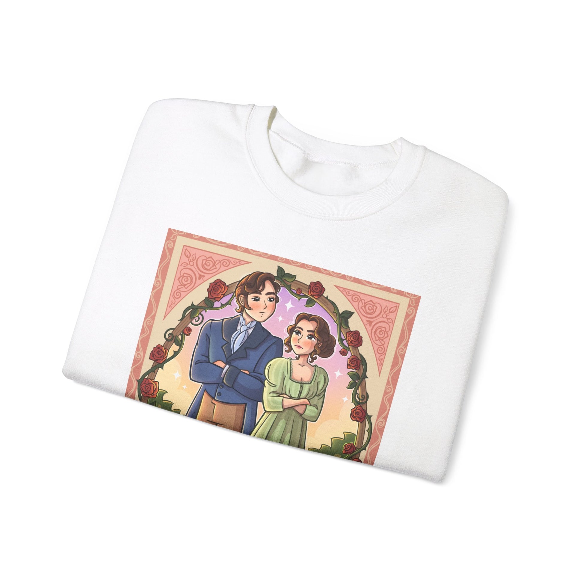 Pride and Prejudice - Unisex Crewneck Sweatshirt - White