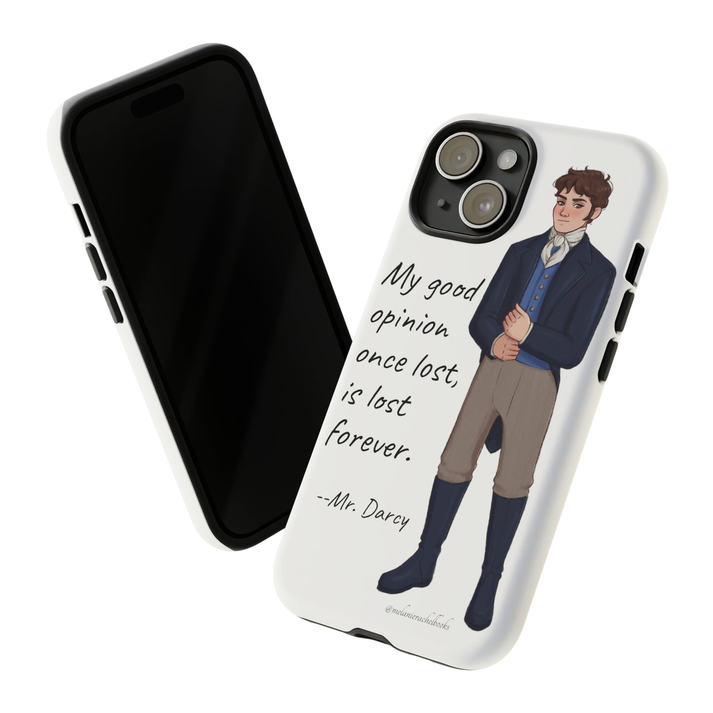 Mr. Darcy's Opinion iPhone 15, 15 Plus, 14, 14 Plus, 13 Tough Cases