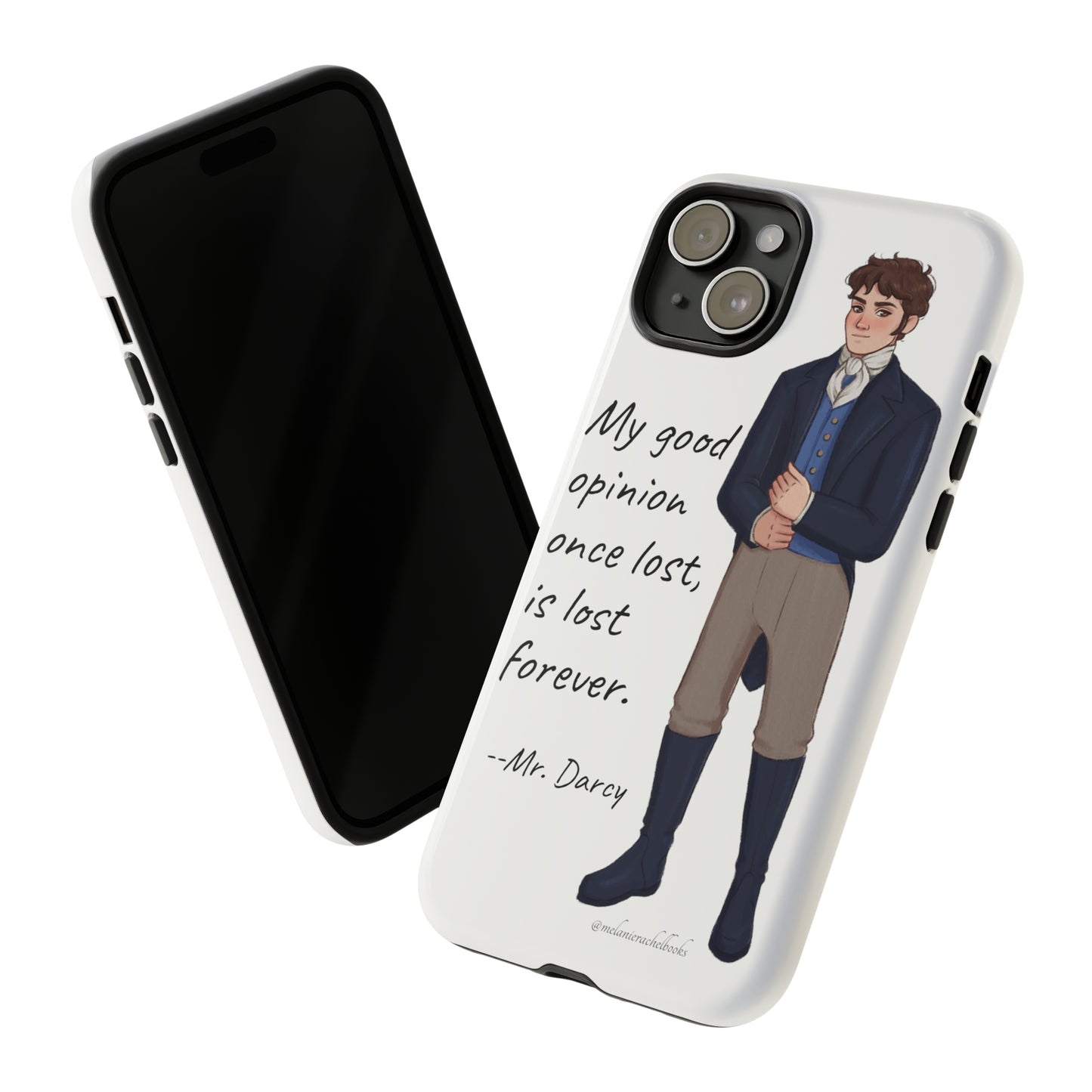 Mr. Darcy's Opinion iPhone 15, 15 Plus, 14, 14 Plus, 13 Tough Cases