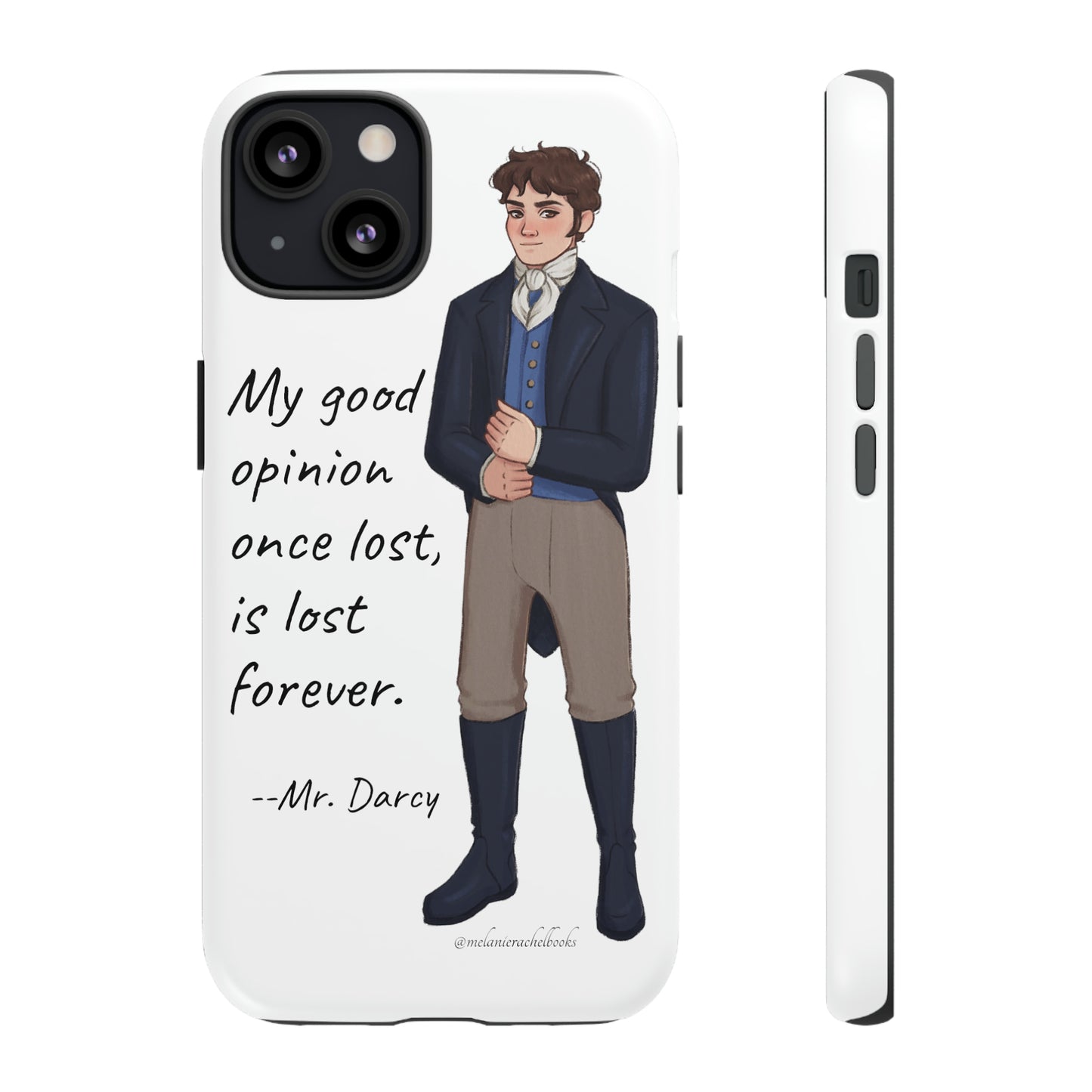 Mr. Darcy's Opinion iPhone 15, 15 Plus, 14, 14 Plus, 13 Tough Cases