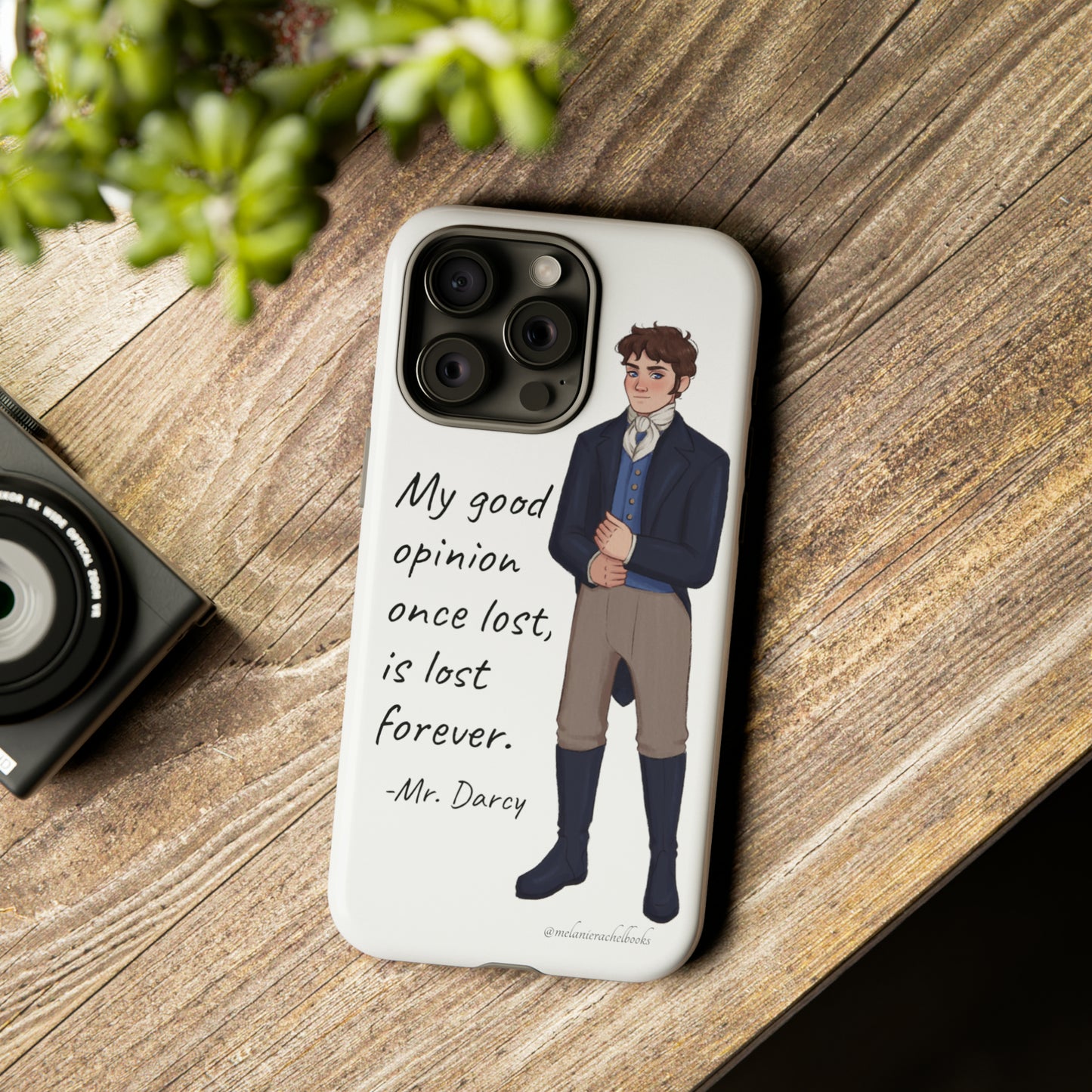Mr. Darcy's Opinion iPhone, 15 Pro Max and 14 Pro Max Tough Cases