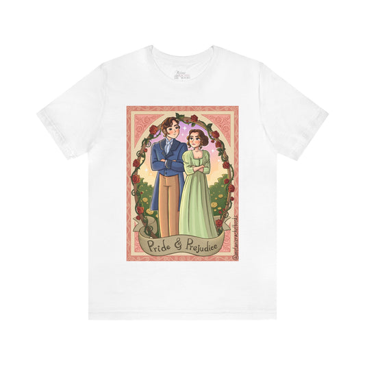 Pride and Prejudice - Unisex Short Sleeve Tee - White
