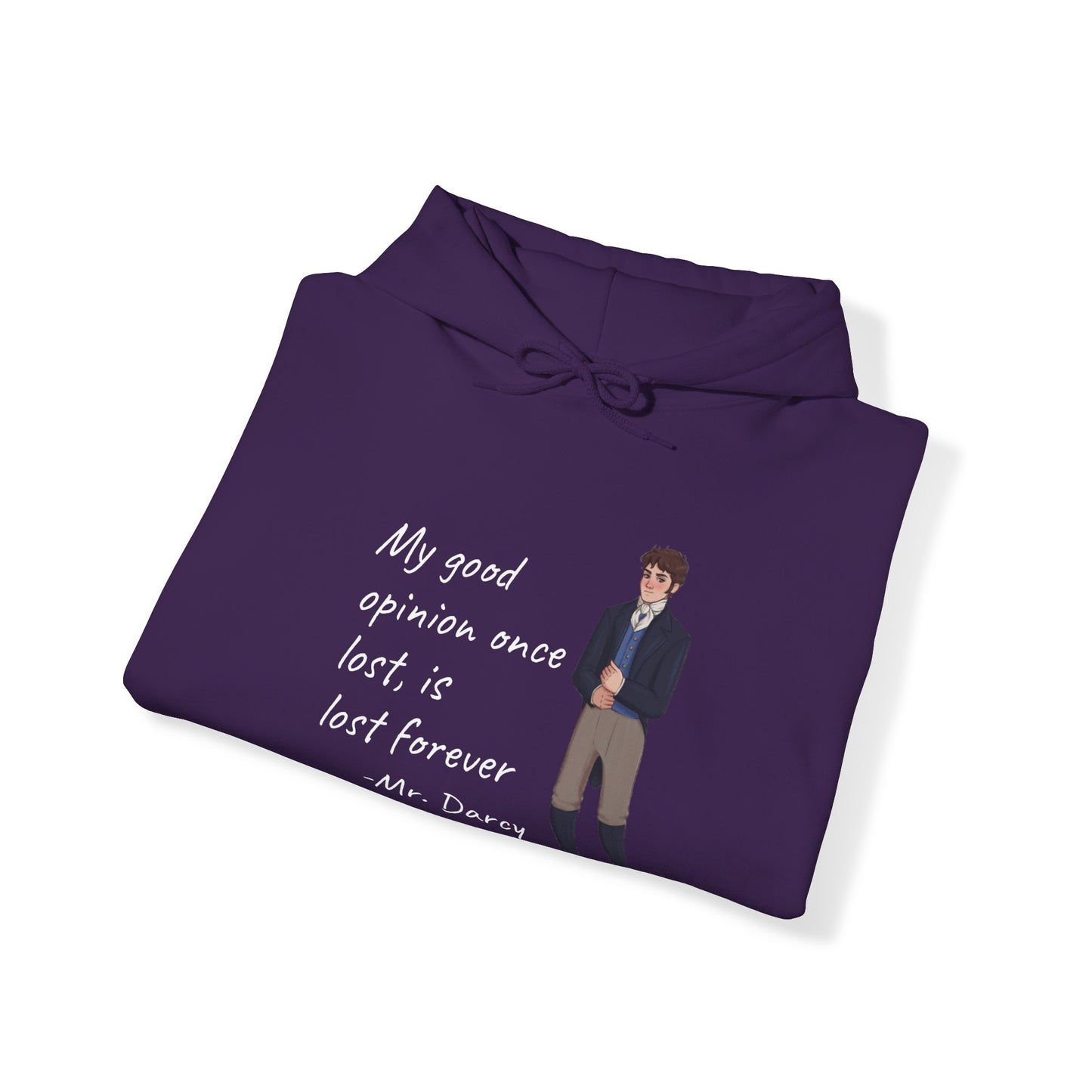 Mr. Darcy's Opinion Unisex Heavy Blend™ Hooded Sweatshirt