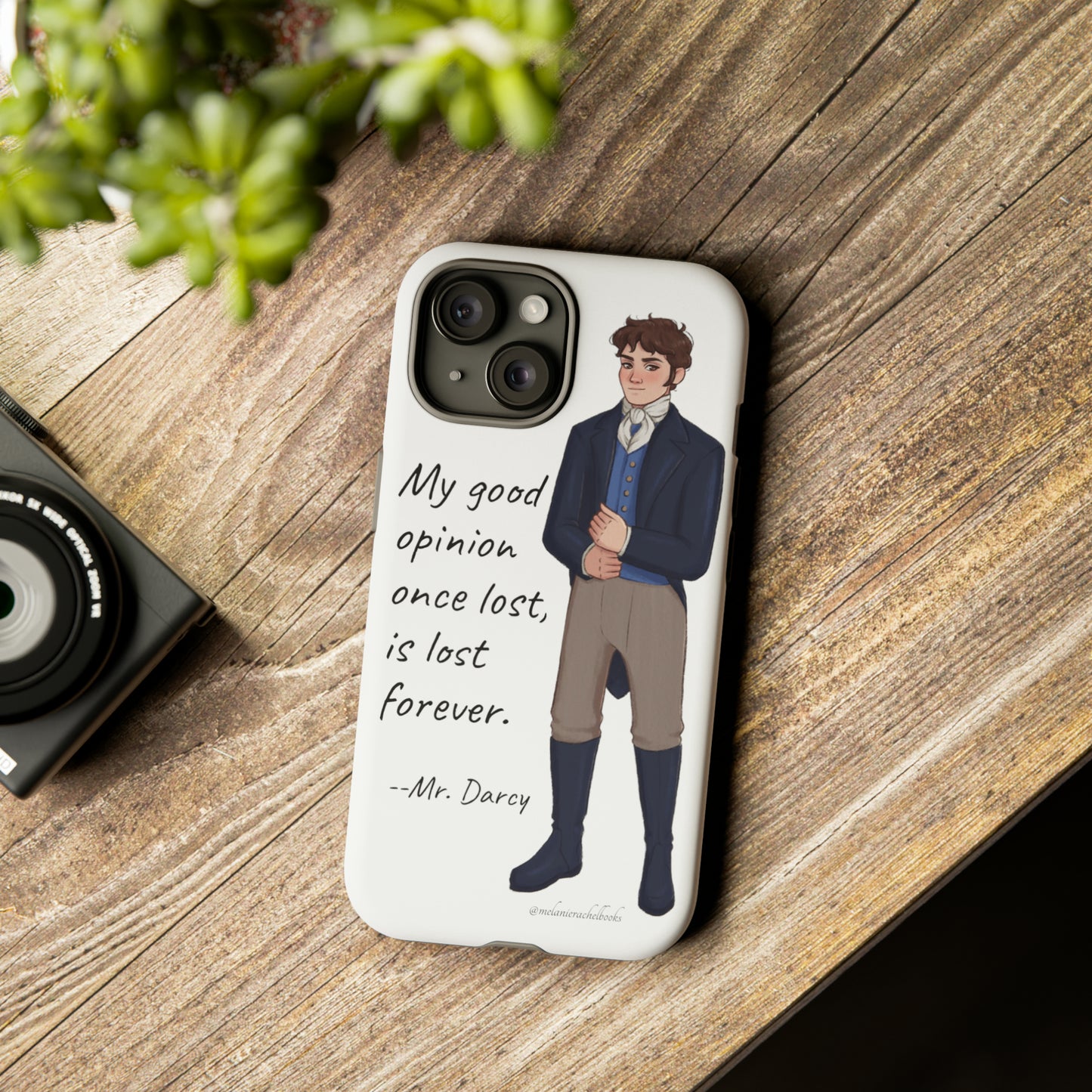 Mr. Darcy's Opinion iPhone 15, 15 Plus, 14, 14 Plus, 13 Tough Cases