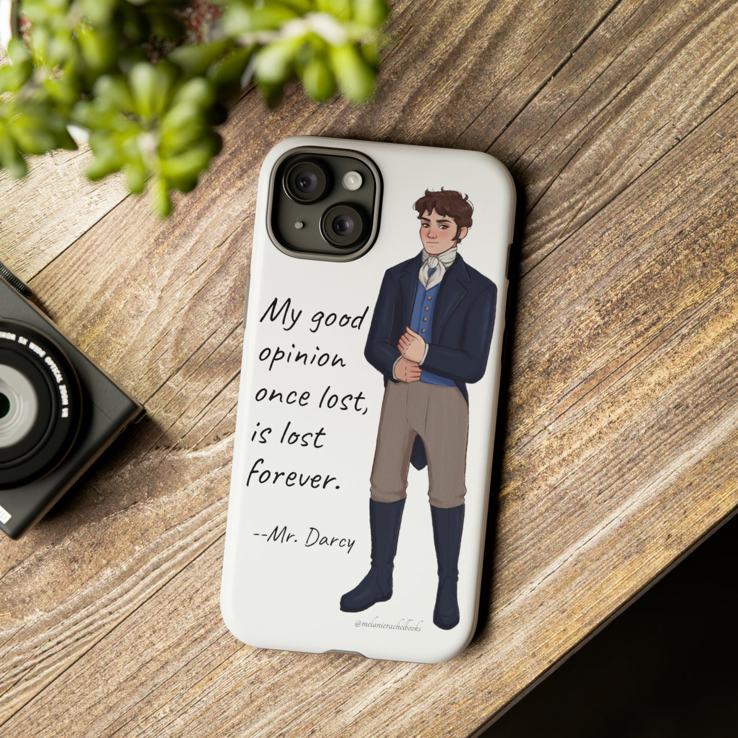 Mr. Darcy's Opinion iPhone 15, 15 Plus, 14, 14 Plus, 13 Tough Cases