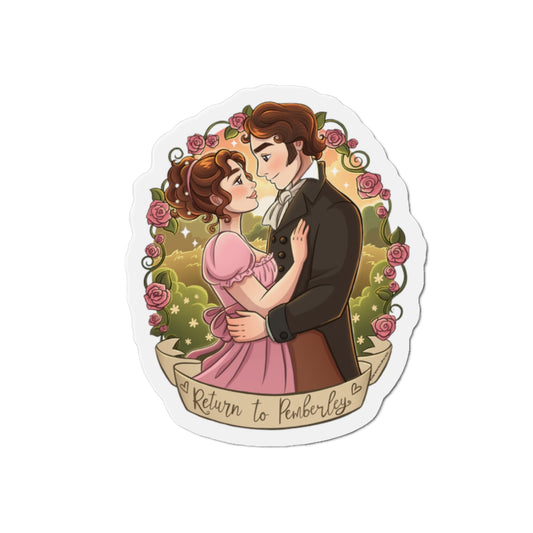Return to Pemberley Die-Cut Magnets