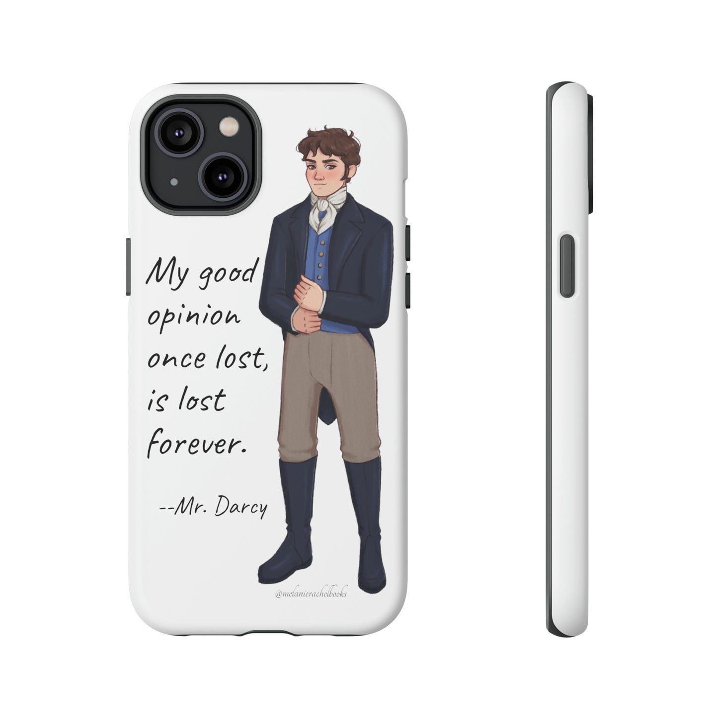 Mr. Darcy's Opinion iPhone 15, 15 Plus, 14, 14 Plus, 13 Tough Cases