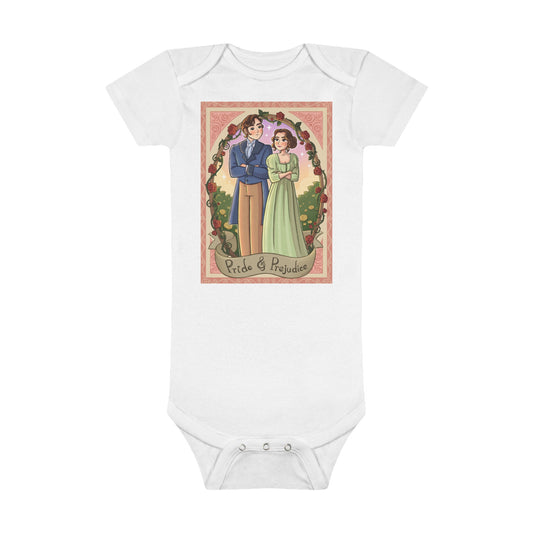 Pride and Prejudice Onesie® Organic Baby Bodysuit