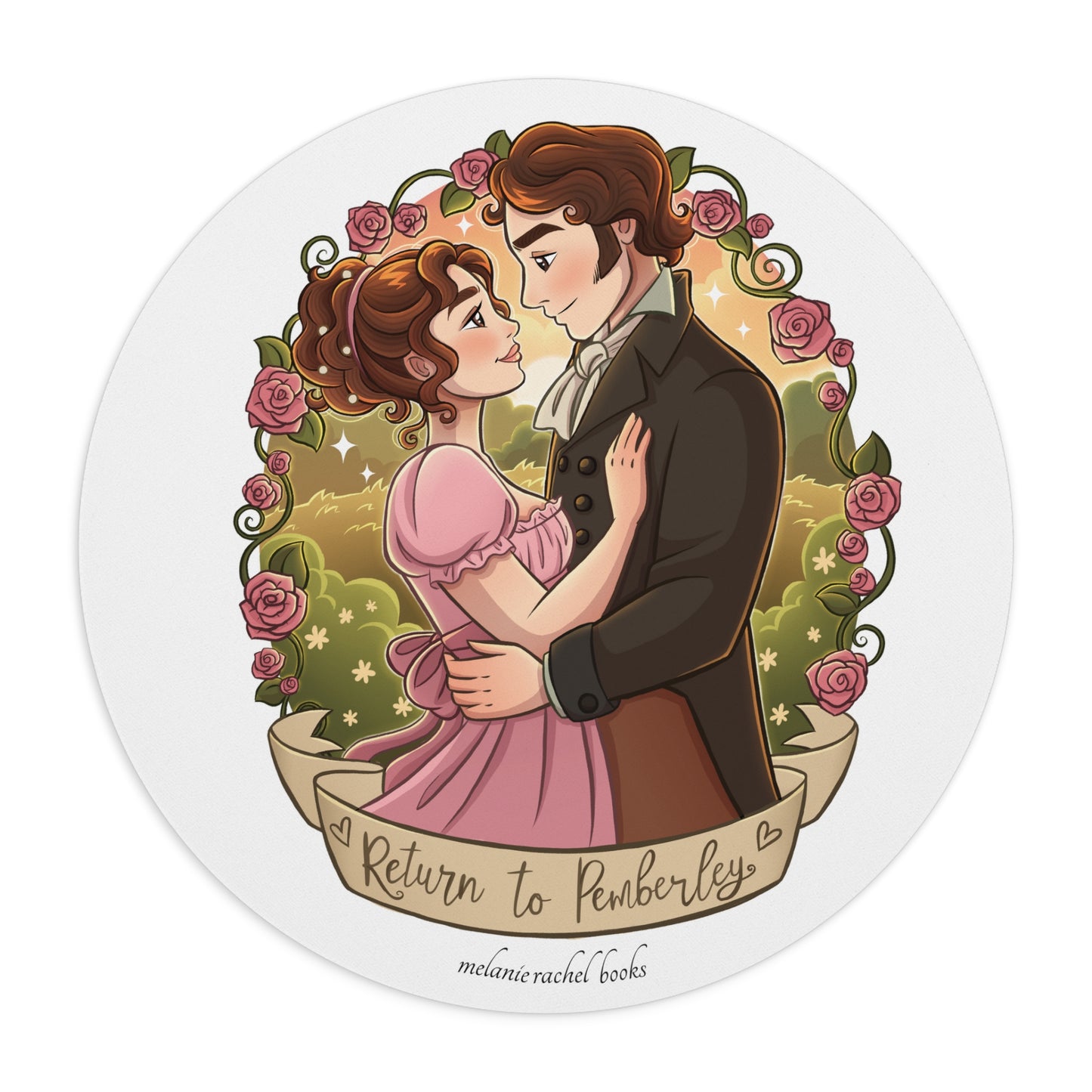 Return to Pemberley - Melanie Rachel Books - White Mouse Pad