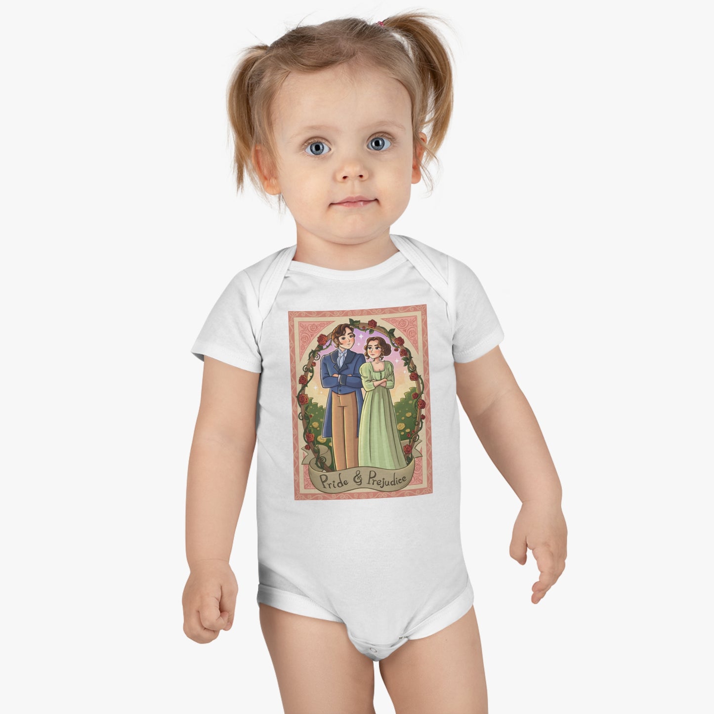 Pride and Prejudice Onesie® Organic Baby Bodysuit