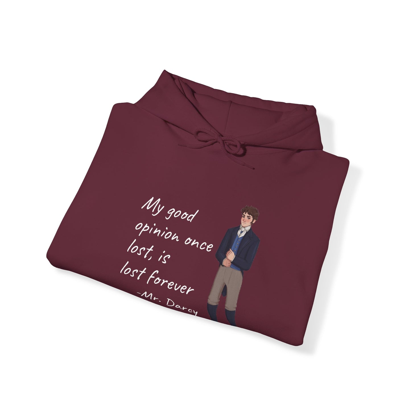 Mr. Darcy's Opinion Unisex Heavy Blend™ Hooded Sweatshirt