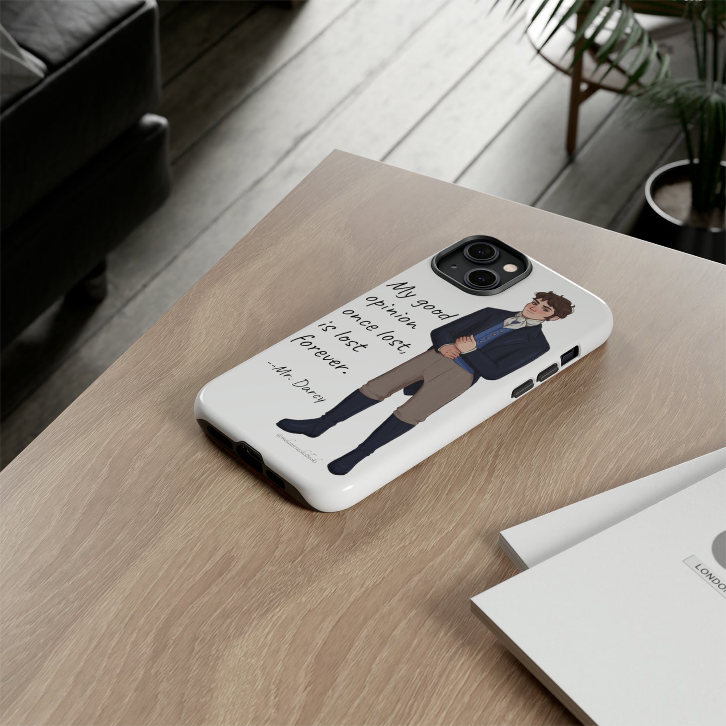 Mr. Darcy's Opinion iPhone 15, 15 Plus, 14, 14 Plus, 13 Tough Cases