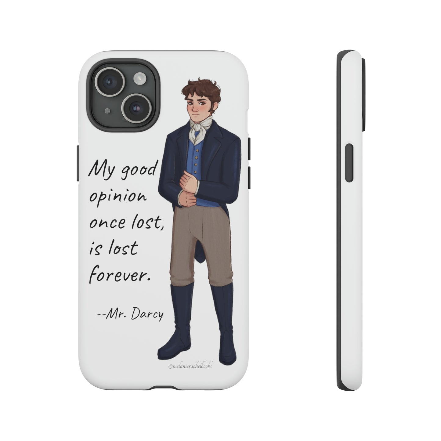 Mr. Darcy's Opinion iPhone 15, 15 Plus, 14, 14 Plus, 13 Tough Cases