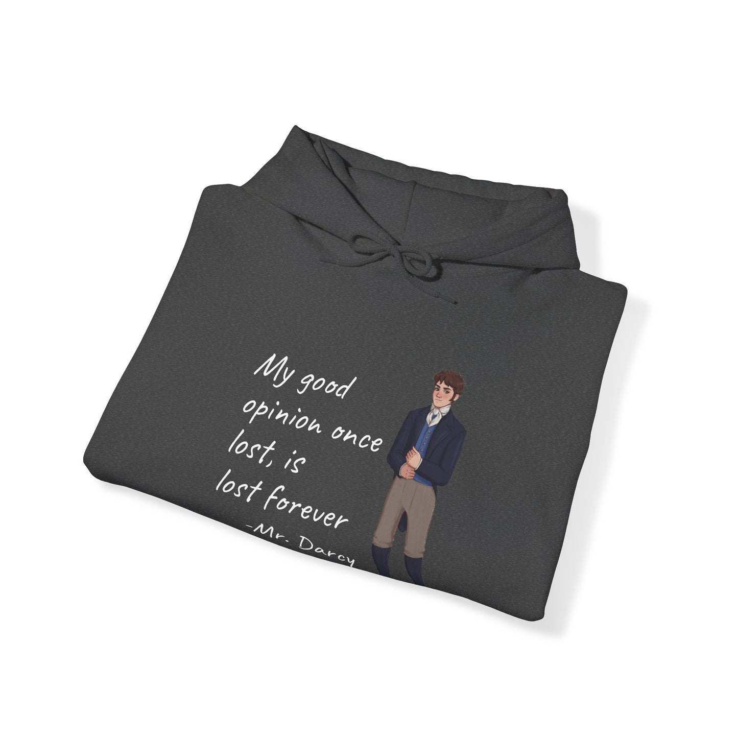 Mr. Darcy's Opinion Unisex Heavy Blend™ Hooded Sweatshirt