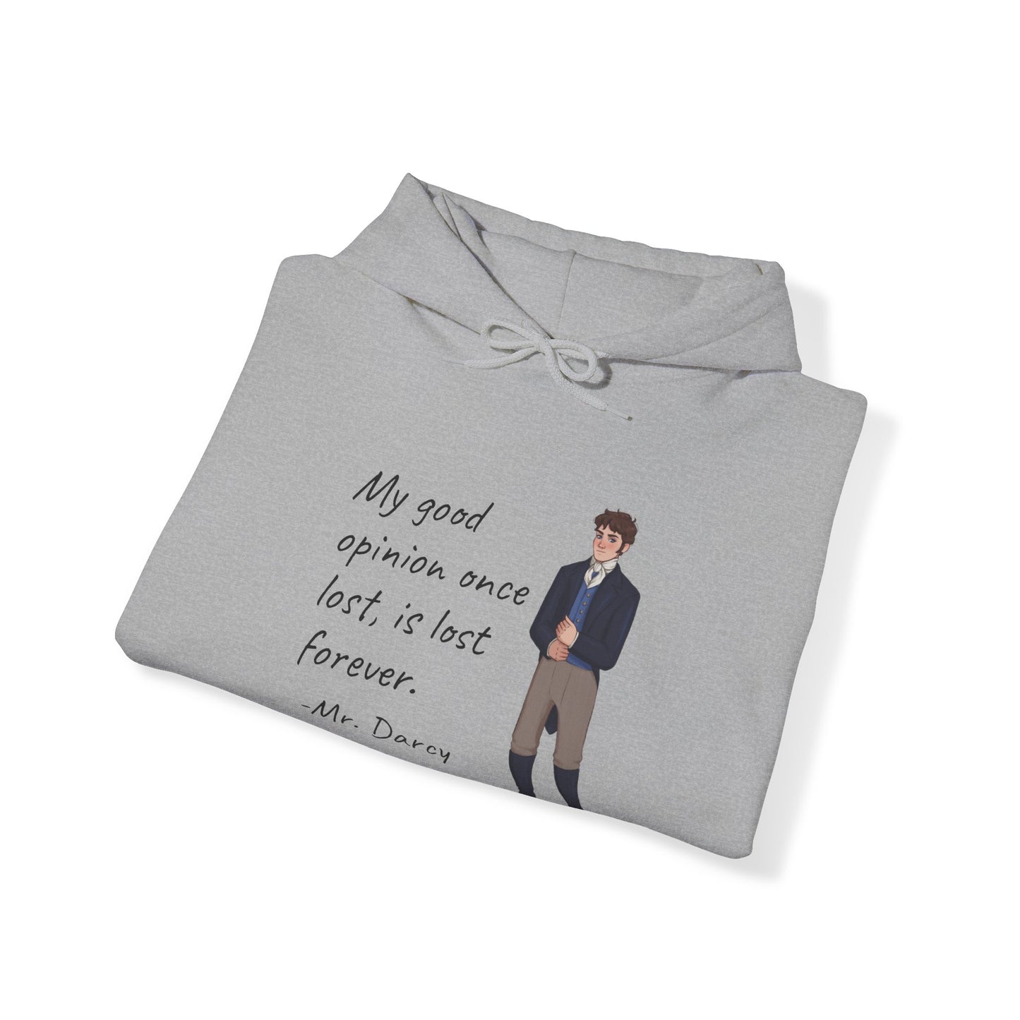 Mr. Darcy's Opinion Unisex Heavy Blend™ Hooded Sweatshirt