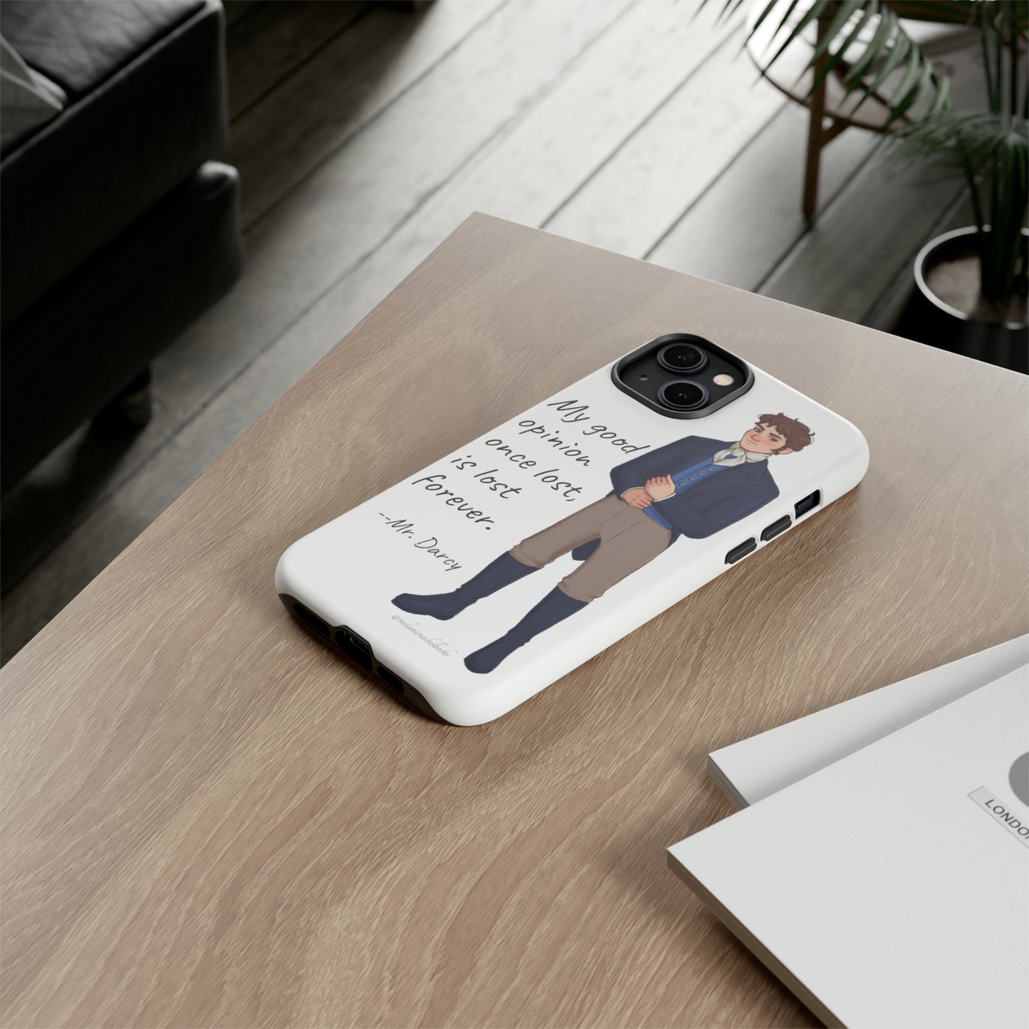 Mr. Darcy's Opinion iPhone 15, 15 Plus, 14, 14 Plus, 13 Tough Cases