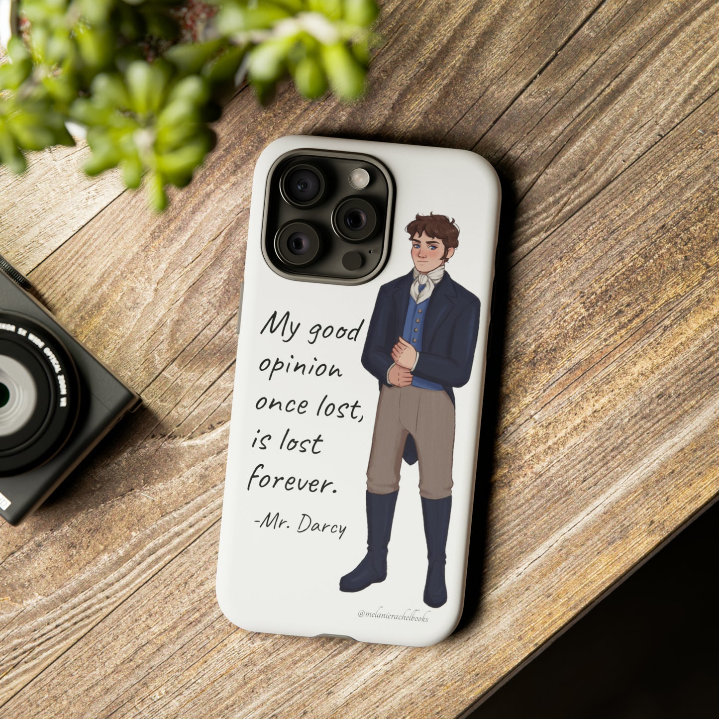 Mr. Darcy's Opinion iPhone, 15 Pro Max and 14 Pro Max Tough Cases