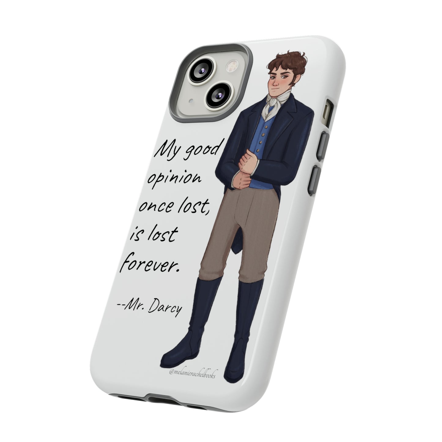 Mr. Darcy's Opinion iPhone 15, 15 Plus, 14, 14 Plus, 13 Tough Cases