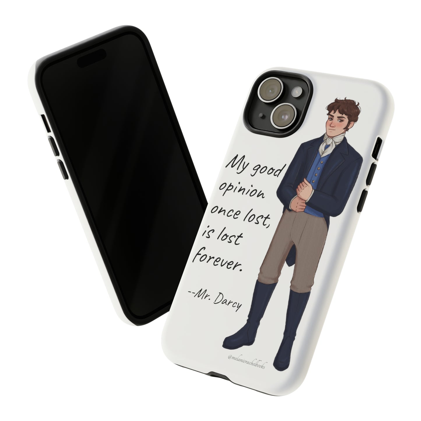 Mr. Darcy's Opinion iPhone 15, 15 Plus, 14, 14 Plus, 13 Tough Cases