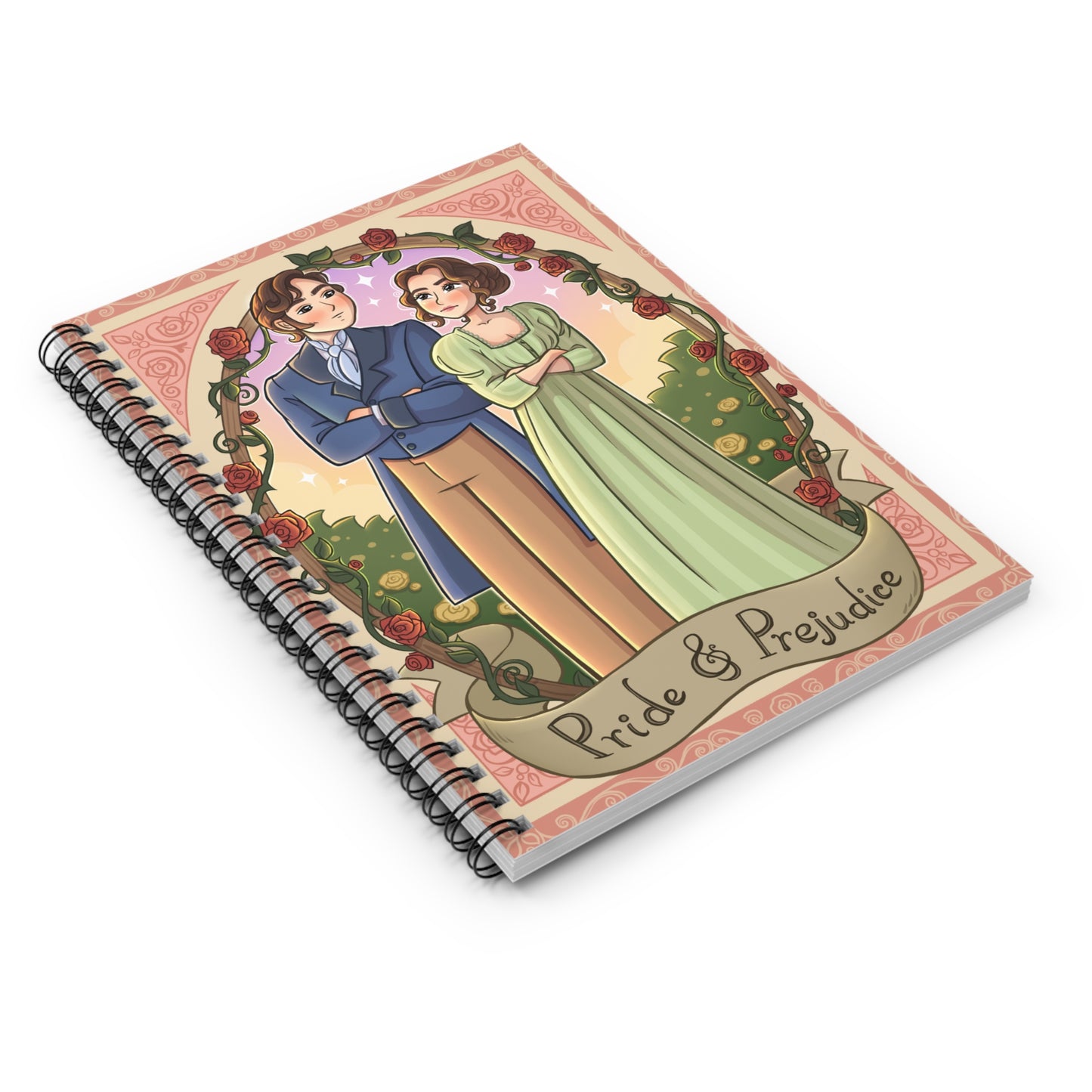 Pride and Prejudice - Spiral Notebook - Ruled Line