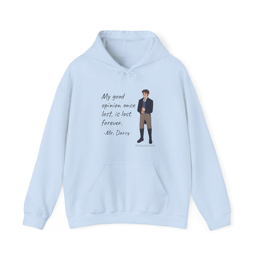 Mr. Darcy's Opinion Unisex Heavy Blend™ Hooded Sweatshirt