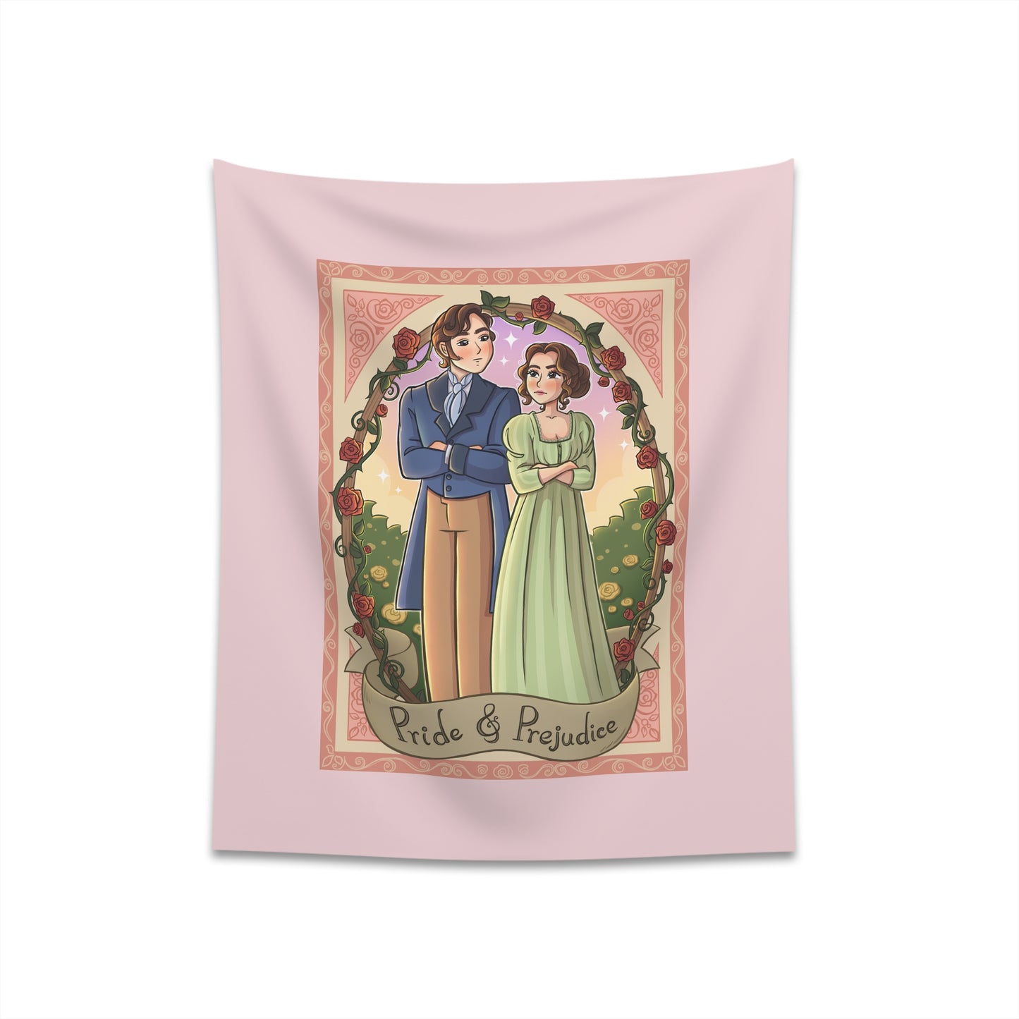 Pride and Prejudice - Printed Wall Tapestry 34"x 40"