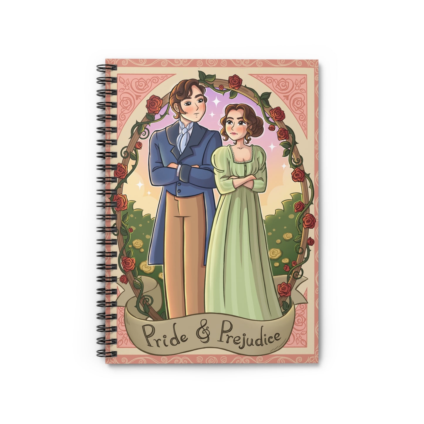 Pride and Prejudice - Spiral Notebook - Ruled Line