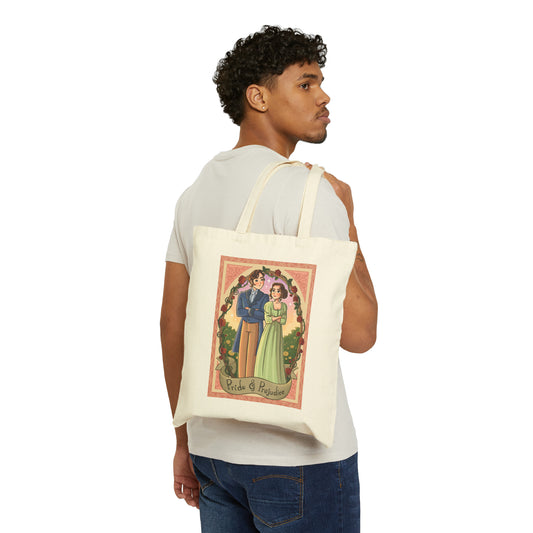 Pride and Prejudice Cotton Canvas Tote Bag