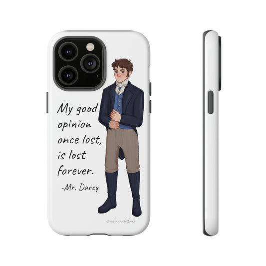Mr. Darcy's Opinion iPhone, 15 Pro Max and 14 Pro Max Tough Cases