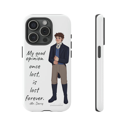 Mr. Darcy's Opinion iPhone 15 Pro Tough Case