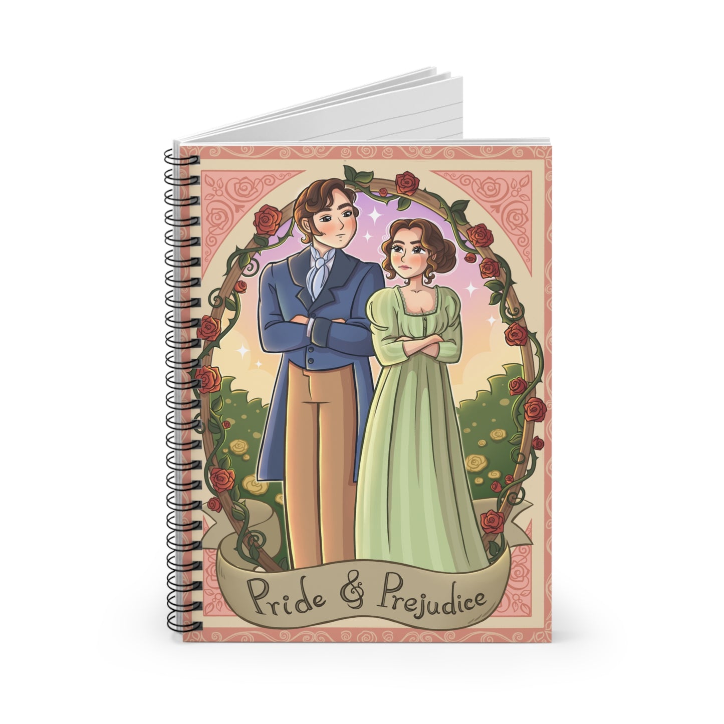 Pride and Prejudice - Spiral Notebook - Ruled Line